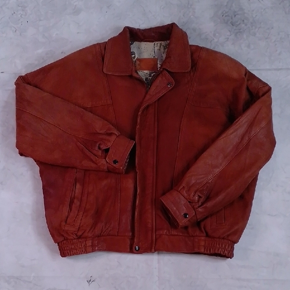 Vintage Brown Leather Jacket The Olde Hide House - Picture 7 of 11